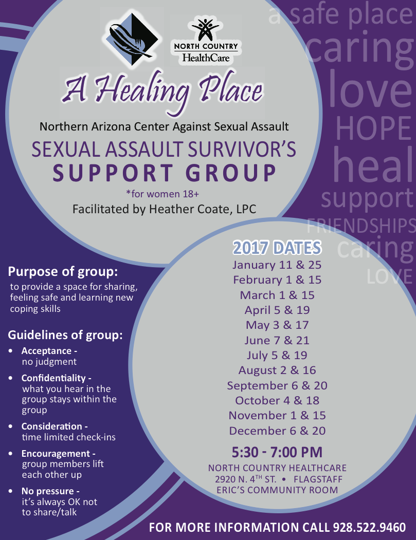 North Country Healthcare To Present Sexual Assault Survivors Support Group From Jan 11 Through 