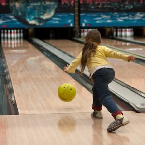 children bowling