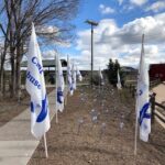 Williams honors 2019 Child Abuse Prevention Month with placement of 79 pinwheels at city’s pocket park