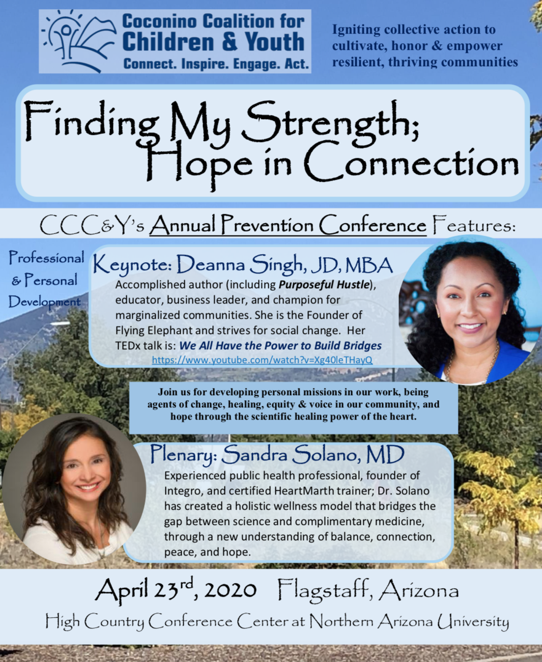 POSTPONED: 2020 Annual CCC&Y Prevention Conference : Children & Youth