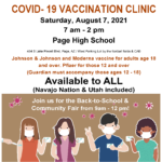 Education Spotlight — Page to present Back-to-School Community Resource Fair, COVID-19 Vaccination Clinic on Aug. 7. See more local, state and national education news here
