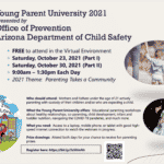 Oct. 30 — Arizona Department of Child Safety — Young Parent University 2021