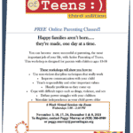 Dec. 8 — Parenting Arizona to present ‘Active Parenting of Teens’ Free Online Parenting Classes