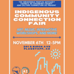 Organizations sought to participate in Indigenous Community Connection Fair to be held Nov. 6