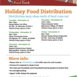 Nov. 17, 18, 19 — St. Mary’s Food Bank holding Holiday Food Distribution on Navajo Nation