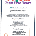 Feb. 28 — Parenting Arizona to present ‘Free Online Parenting Classes — First Five Years’