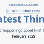 First Things First — Updated milestones and safe sleep practices