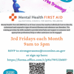 Stronger as One presents Free one-hour Mental Health First Aid Training, other programs