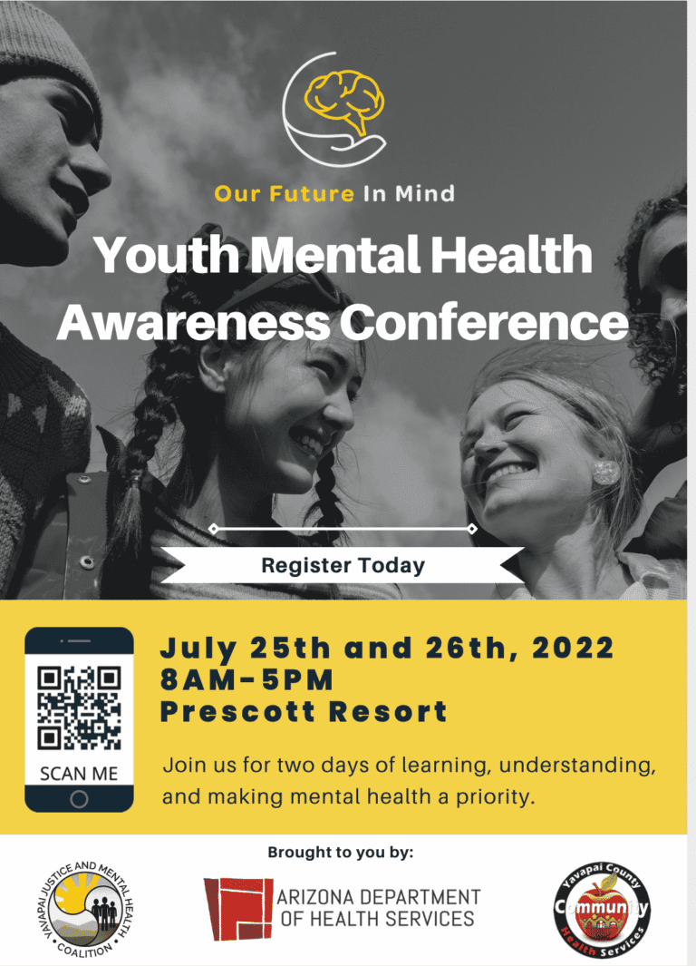 July 26 — Register Today for Youth Mental Health Awareness Conference