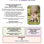 June 20 — Arizona’s Children Association presents In-Person Parenting Workshop ‘First Five Years’