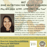 May 18 —  Navajo Project I-Launch to present Navajo Nation Early Childhood Speaker Series — ‘Diné Nutrition for Young Children’