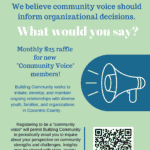 Register today to be a ‘Community Voice’