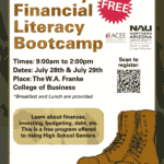 July 28-29 — NAU to present Two Day Financial Literacy Bootcamp 2022