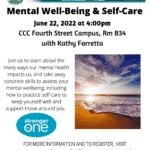June 22 — Stronger as One to present ‘Mental Well-Being & Self-Care’