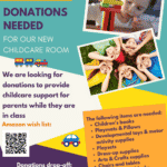 Donations still needed Childcare Room donations at The Literacy Center