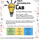 Oct. 4 — First Things First to present Page & Surrounding Area Idea Lab Strategic Planning Meeting