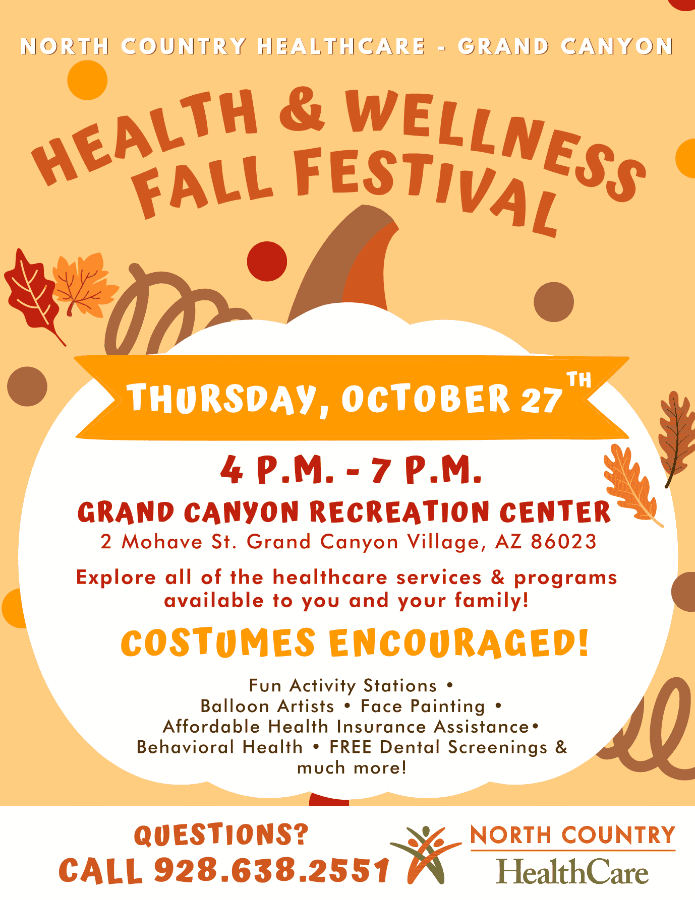 Oct. 27 — Health & Wellness Fall Festival 2022 at the Grand Canyon ...