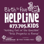 Birth to Five Helpline Awareness Week Oct. 10-16