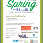 April 1 — Registration for presenters continues for Page Early Childhood Group’s 2nd Annual ‘Spring into Health’ Page Health & Wellness Fair