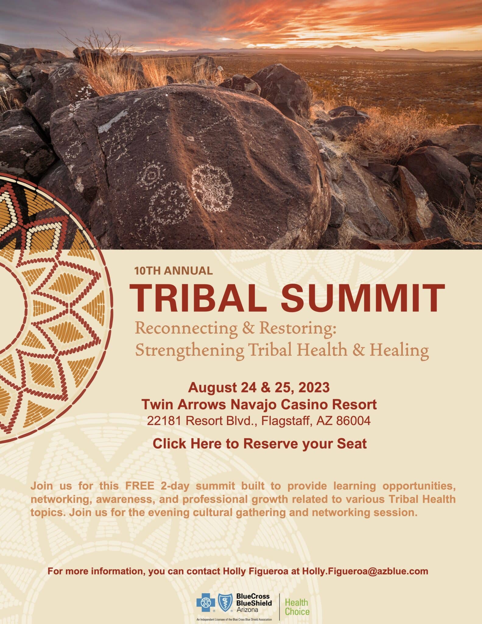 Aug. 24, 25 — BCBCSAZ Health Choice presenting annual Tribal Summit