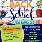 July 19 — Back to School Health Fair to be held at Tuba City Warrior Pavilion