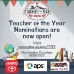Education Spotlight — 2024 Teacher of the Year nomination deadline is Sept. 24. See more local, state and national education news here