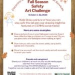 Through Oct. 22 — Coconino County Health and Human Services announces Fall Season Safety Art Challenge!