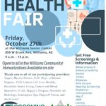 Oct. 27 — Community Health Fair to be held in Williams